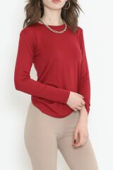 Uzun Kol Body Bordo - 20189.1778.