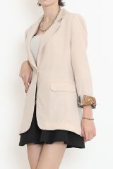 Keten Blazer Ceket Bej - 2115.1322.