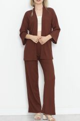 Kimono Takım Kahve - 684.1247.