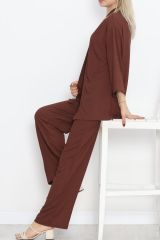 Kimono Takım Kahve - 684.1247.