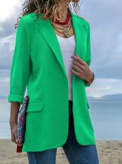 Kadın Atlas Kumaş İç Astarlı Blazer Ceket
