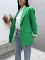 Kadın Atlas Kumaş İç Astarlı Blazer Ceket