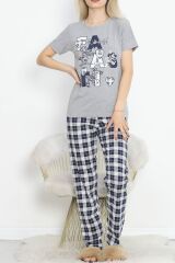 Desenli Pijama Takımı Grilaci - 18735.1567.