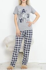 Desenli Pijama Takımı Grilaci - 18735.1567.
