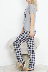 Desenli Pijama Takımı Grilaci - 18735.1567.