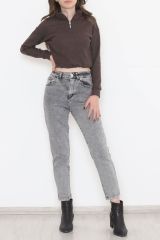 Boyfriend Kot Pantolon Gri2 - 11917.1431.