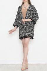 Desenli Kimono Bejsiyah - 2492.555.