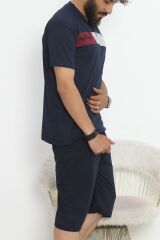 Erkek Şortlu Pijama Takımı Lacibordo - 2065.1838.