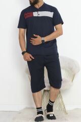 Erkek Şortlu Pijama Takımı Lacibordo - 2065.1838.