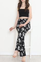 Kaşkorse Pantolon Siyahçiçekli - 2395.555.