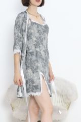 Baskılı Pegasus Pijama Takımı Yeşilbeyaz - 747.1287.