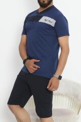 Erkek Şortlu Pijama Takımı Laciindigo - 2065.1838.
