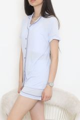 Şortlu Pijama Takımı Bebemavi - 708.1287.
