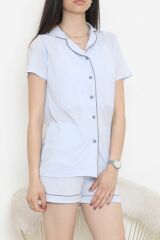 Şortlu Pijama Takımı Bebemavi - 708.1287.