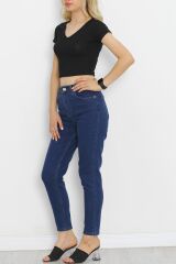 Boyfriend Kot Pantolon Mavi1 - 18966.1431.