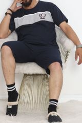 Erkek Şortlu Pijama Takımı Lacigri - 800.1838.