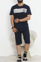 Erkek Şortlu Pijama Takımı Lacigri - 800.1838.