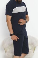 Erkek Şortlu Pijama Takımı Lacigri - 800.1838.