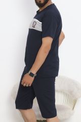 Erkek Şortlu Pijama Takımı Lacigri - 800.1838.