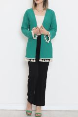 Ponponlu Kimono Yeşil - 12577.631.