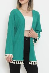 Ponponlu Kimono Yeşil - 12577.631.