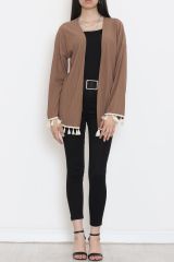 Ponponlu Kimono Kahve - 12577.631.