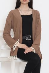 Ponponlu Kimono Kahve - 12577.631.