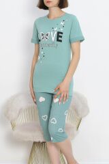 Kaprili Pijama Takımı Mintyeşili - 18952.1567.