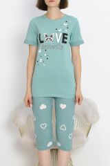 Kaprili Pijama Takımı Mintyeşili - 18952.1567.