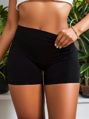 Kadın Yüksek Bel Gymwear Baskı şort Dalgıç Tayt