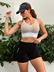 Kadın Yüksek Bel Gymwear Baskı şort Dalgıç Tayt