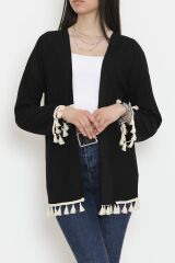 Ponponlu Kimono Siyah - 12577.631.