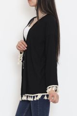 Ponponlu Kimono Siyah - 12577.631.