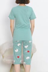 Kaprili Pijama Takımı Mint - 18952.1567.