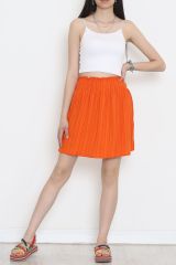 Bel Büzgülü Mini Etek Oranj - 18316.1350.
