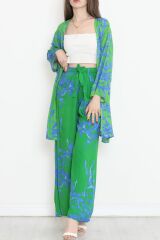 Kimono Takım Yeşilmavi - 10553.1095.