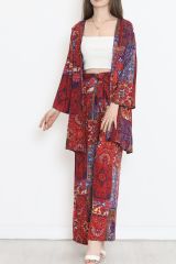 Kimono Takım Bordo - 10553.1095.