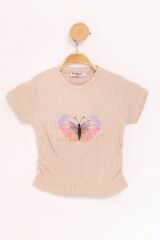 2-10 Yaş Çocuk Bluz Bej - 18869.1567.
