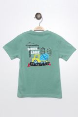 1-4 Yaş Baskılı Tişört Mint - 124253.1576.