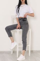Boyfriend Kot Pantolon Gri - 8756.1431.