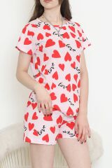 Şortlu Pijama Takımı Pembekalpli - 390.1287.