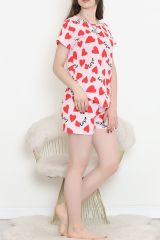 Şortlu Pijama Takımı Pembekalpli - 390.1287.