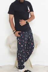 Erkek Pijama Takımı Lacivert - 18713.1841.