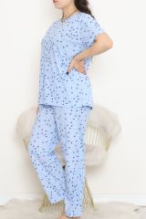 Büyük Beden Rotasyon Pijama Takımı Bebemavi - 400.1287.