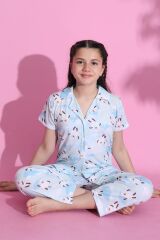 4-13 Yaş Çocuk Pijama Takımı Bebemavi - 403.1287.