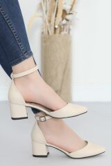 5 Cm Topuklu Ayakkabı Bej - 17314.264.