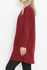 Kanguru Cepli Tunik Bordo - 10033.1778.