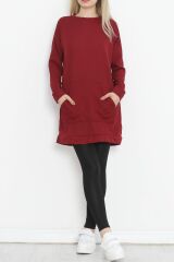 Kanguru Cepli Tunik Bordo - 10033.1778.