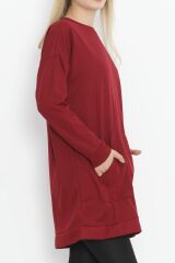 Kanguru Cepli Tunik Bordo - 10033.1778.