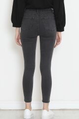 Süper Likra Dar Paça Kot Pantolon Füme - 18609.1431.